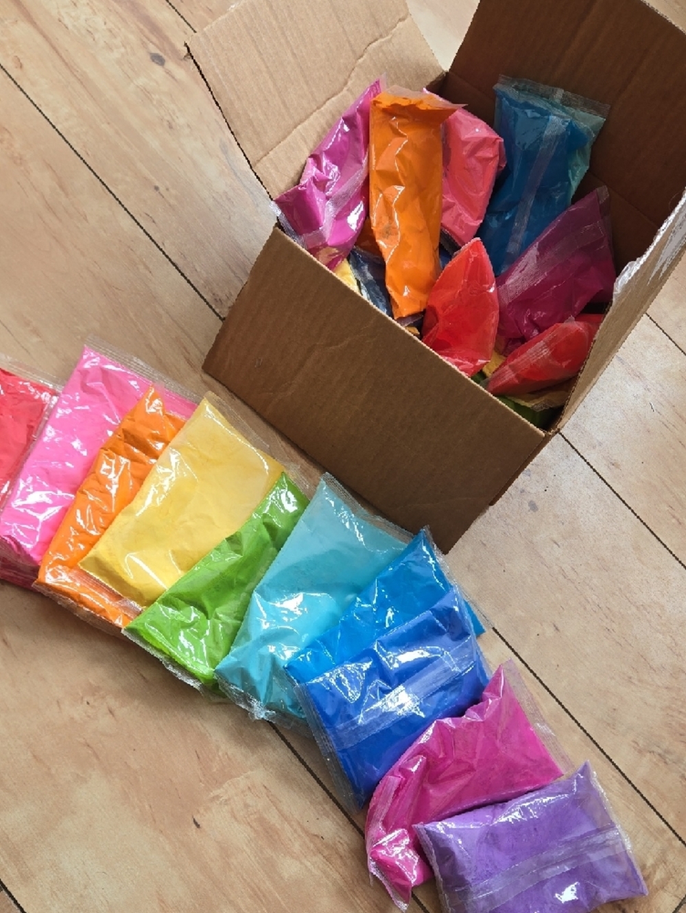 Colorful Party Powder Pack - Multicolor Holi & Party Dust (Chalk Powder)